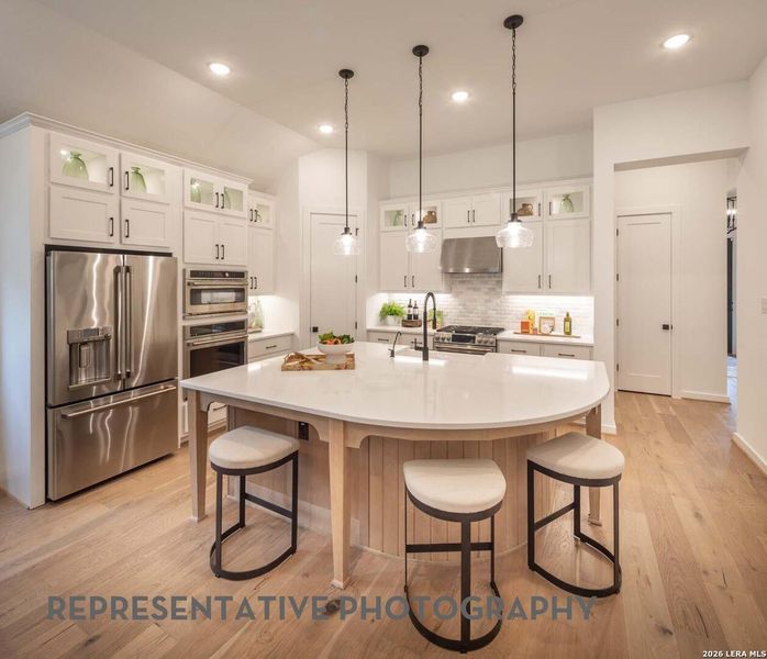 Furnished interior view inside a new home in Prominence, San Antonio (Image 27).
