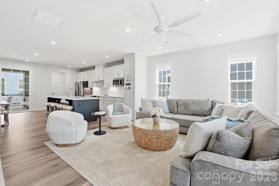 Furnished interior view inside a new home in Bailey Mills, Matthews (Image 15).