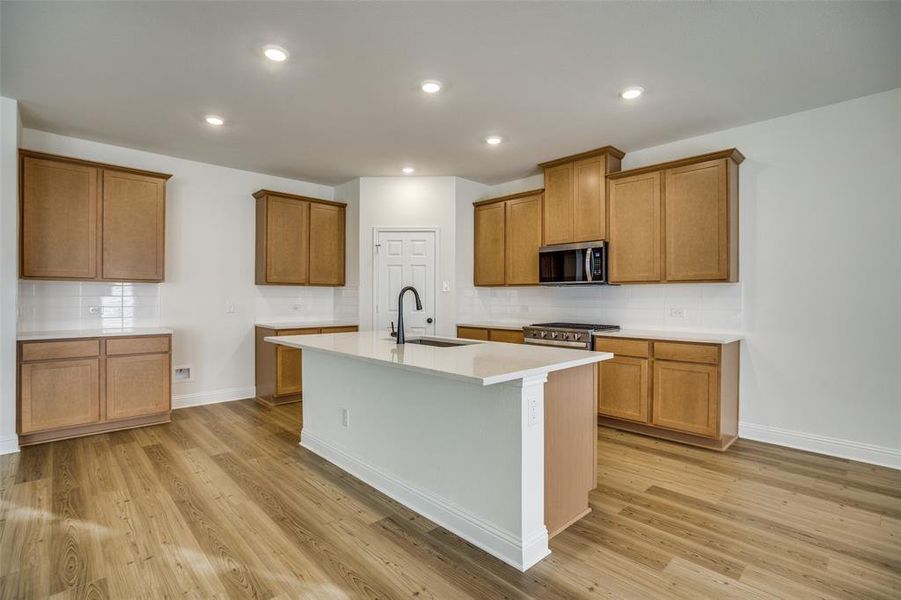 Furnished interior view inside a new home in The Preserve Estates, Justin (Image 8).