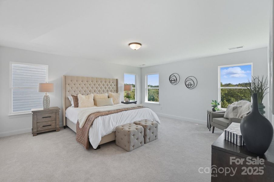 Furnished interior view inside a new home in Summerlin, Mooresville (Image 8). Furnished interior view inside a new home in Summerlin, Mooresville (Image 8).