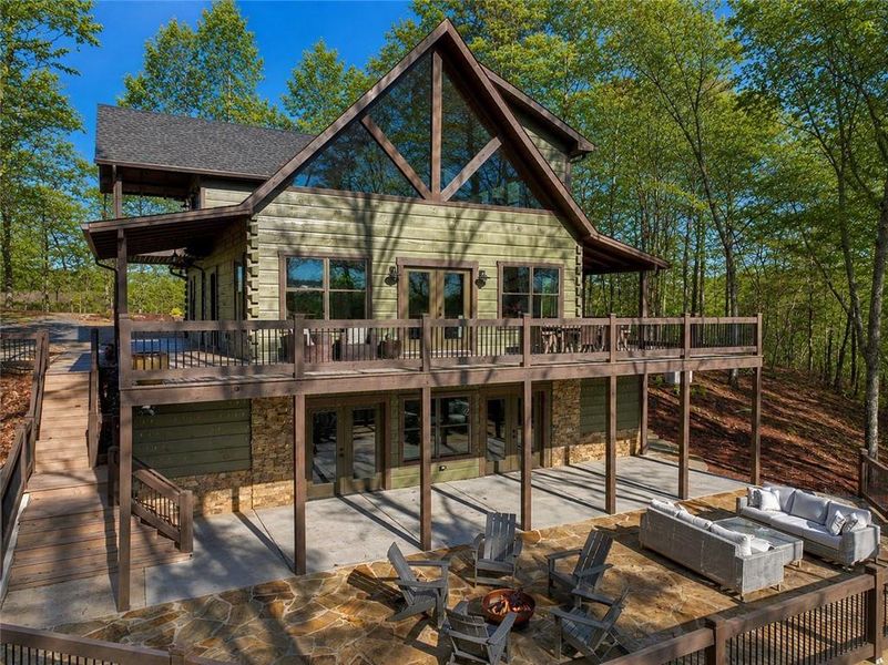 In-progress construction of a new home in , Ellijay, GA (Image 38).