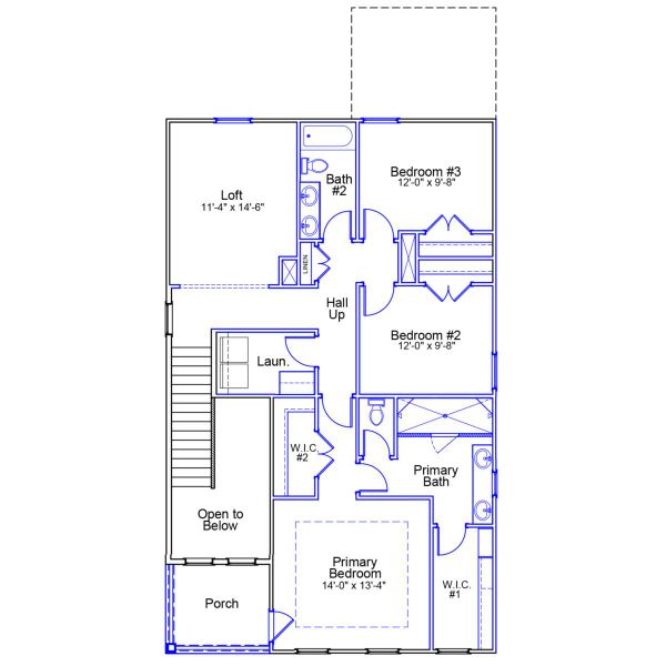 2D floor plan layout of this home in Pineland Preserve, Summerville, SC (Image 3).