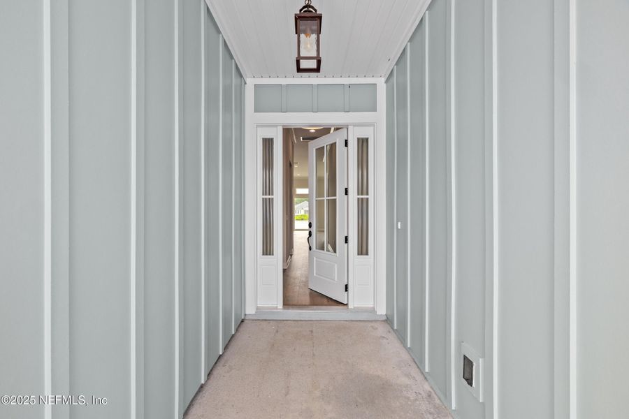 Exterior details and patio area of a home in Silver Landing at SilverLeaf, St. Augustine (Image 27). Exterior details and patio area of a home in Silver Landing at SilverLeaf, St. Augustine (Image 27).