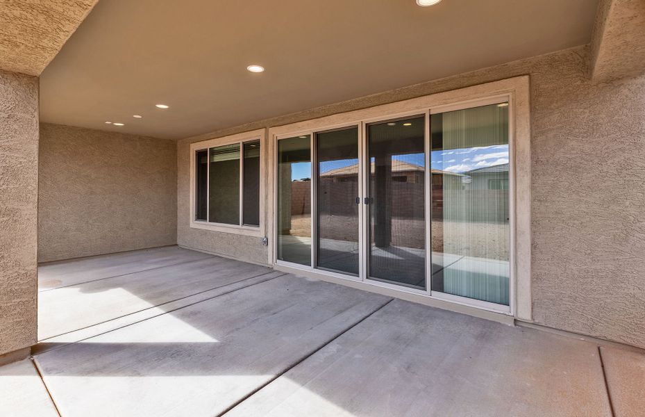 Exterior details and patio area of a home in Del Webb at Rocking K, Tucson (Image 3).