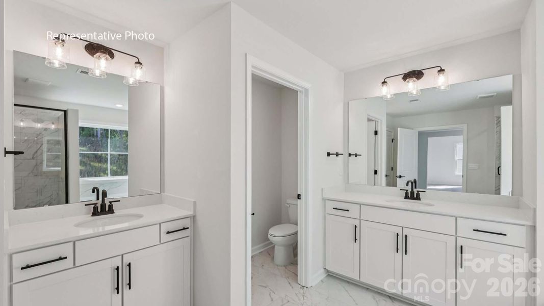 Furnished interior view inside a new home in Sanctuary at Southgate, Indian Trail (Image 9).