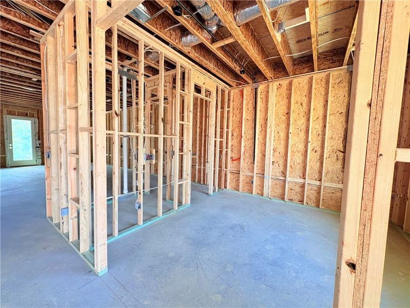 In-progress construction of a new home in Oak Valley Estates, Marietta, GA (Image 68).