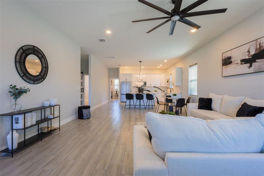 Furnished interior view inside a new home in , New Port Richey (Image 5).