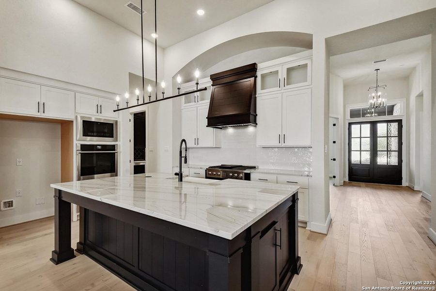 Furnished interior view inside a new home in Esperanza, Boerne (Image 3). Furnished interior view inside a new home in Esperanza, Boerne (Image 3).