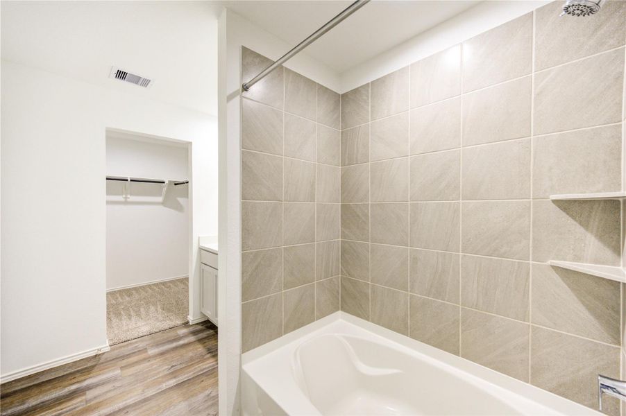 Furnished interior view inside a new home in Breckenridge Forest, Spring (Image 10).