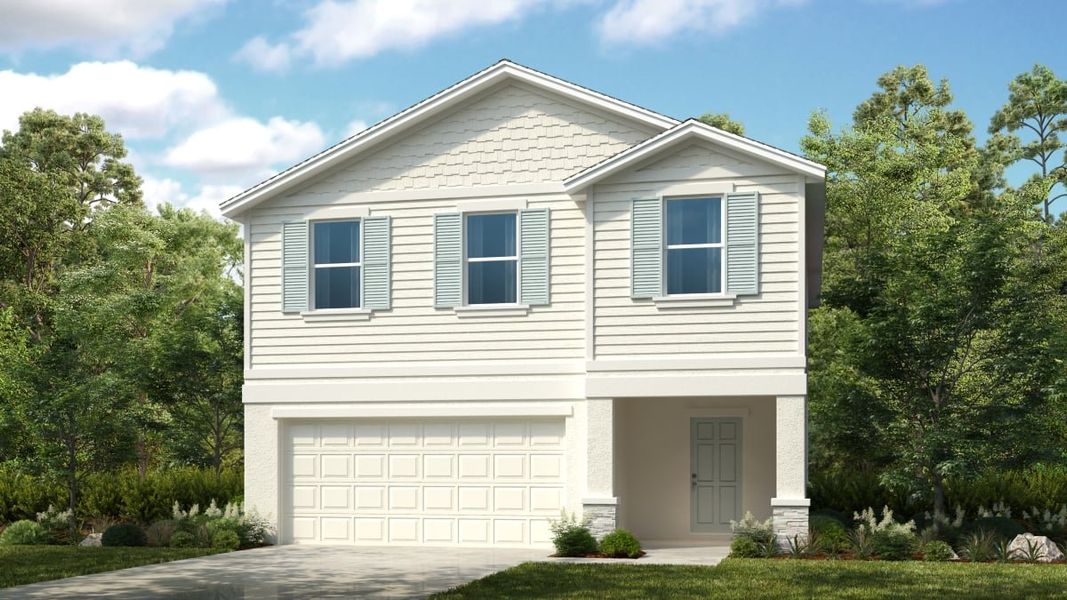 Representative exterior photo of a completed home built from the Eagle by Taylor Morrison in Waterstone, Groveland, FL (Image 20).