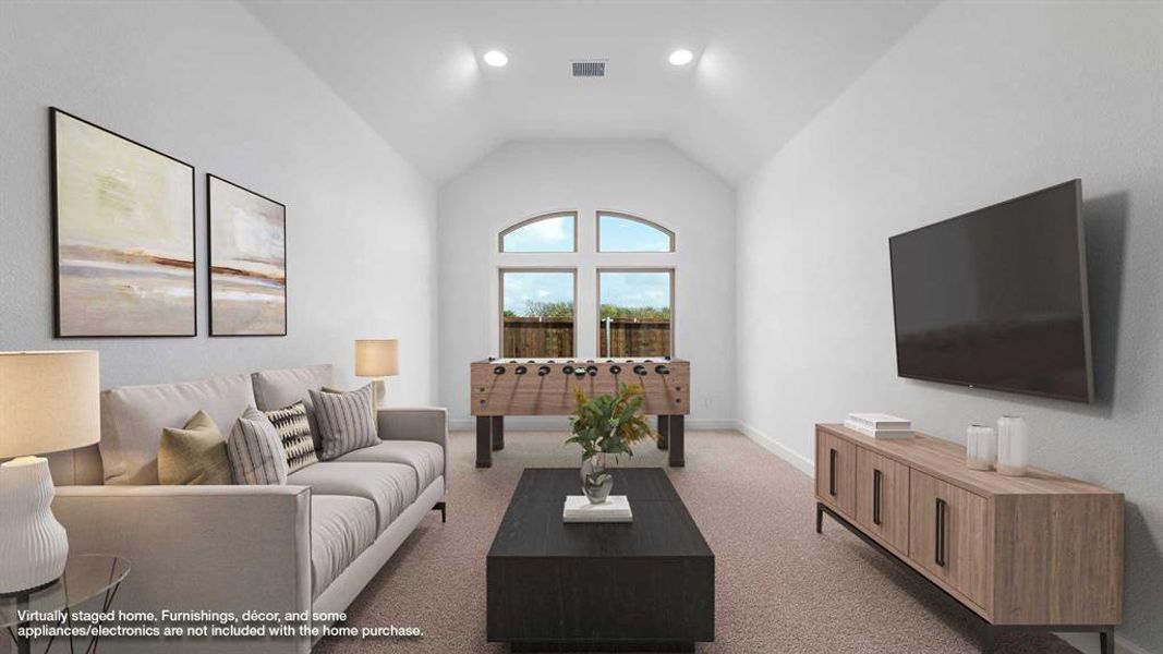 Furnished interior view inside a new home in Devonshire 55', Forney (Image 14). Furnished interior view inside a new home in Devonshire 55', Forney (Image 14).