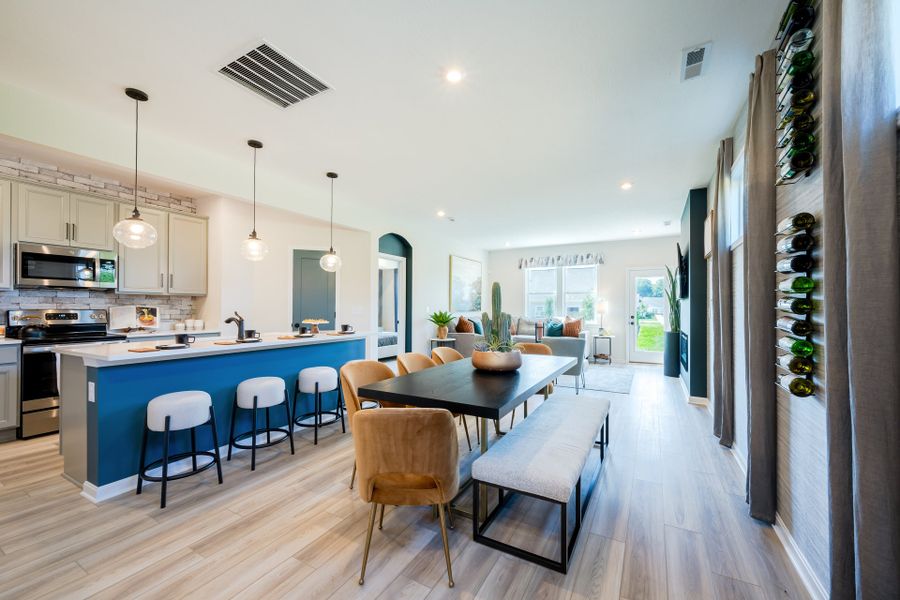 Representative furnished interior of a home built from the Wembley by Fischer Homes in Villas at Gold Creek, Dawsonville (Image 30).