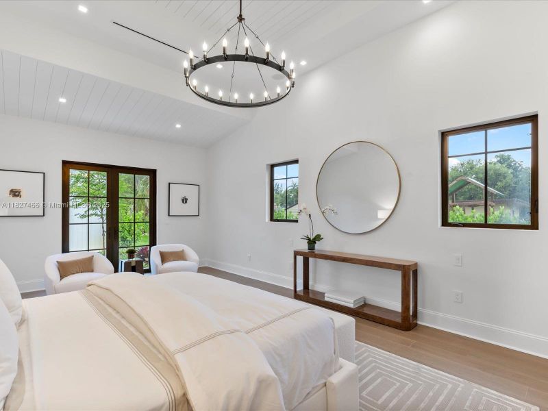 Furnished interior view inside a new home in , Miami (Image 16).