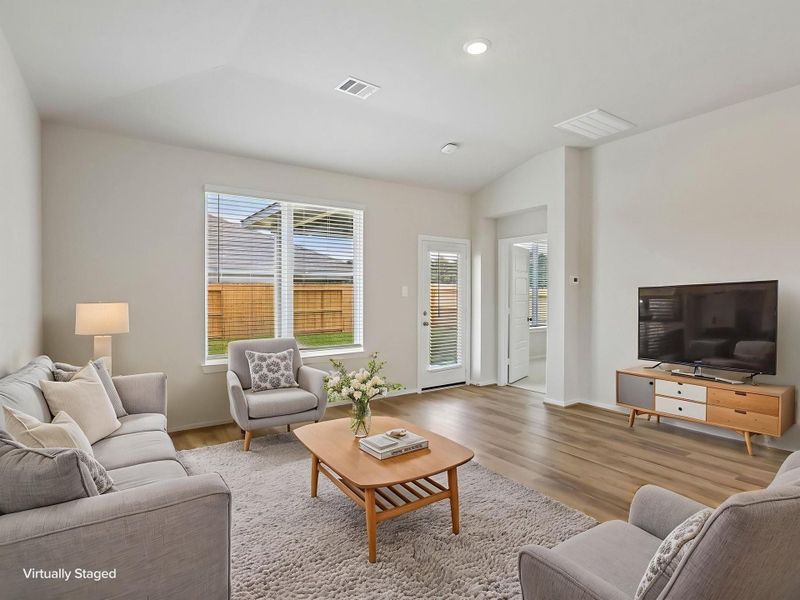 Furnished interior view inside a new home in Heights of Barbers Hill, Baytown (Image 17).