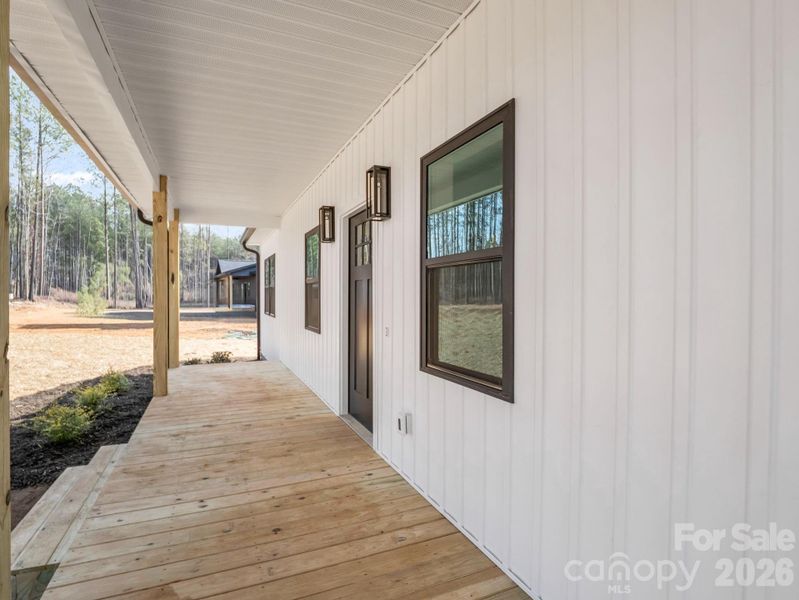 Exterior details and patio area of a home in , Bostic (Image 13).
