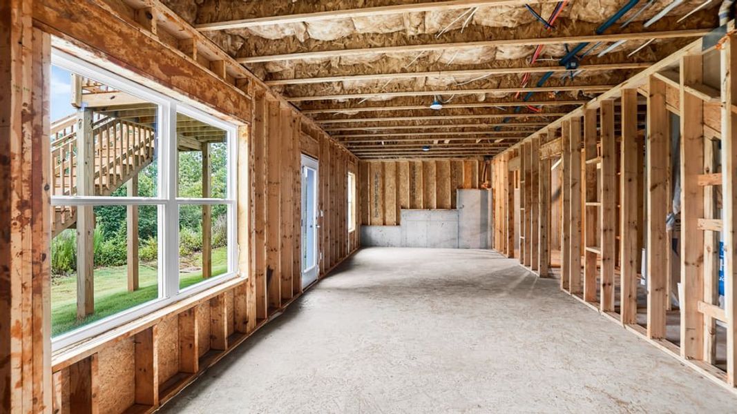 In-progress construction of a new home in Spring Ridge, Anderson, SC (Image 36).