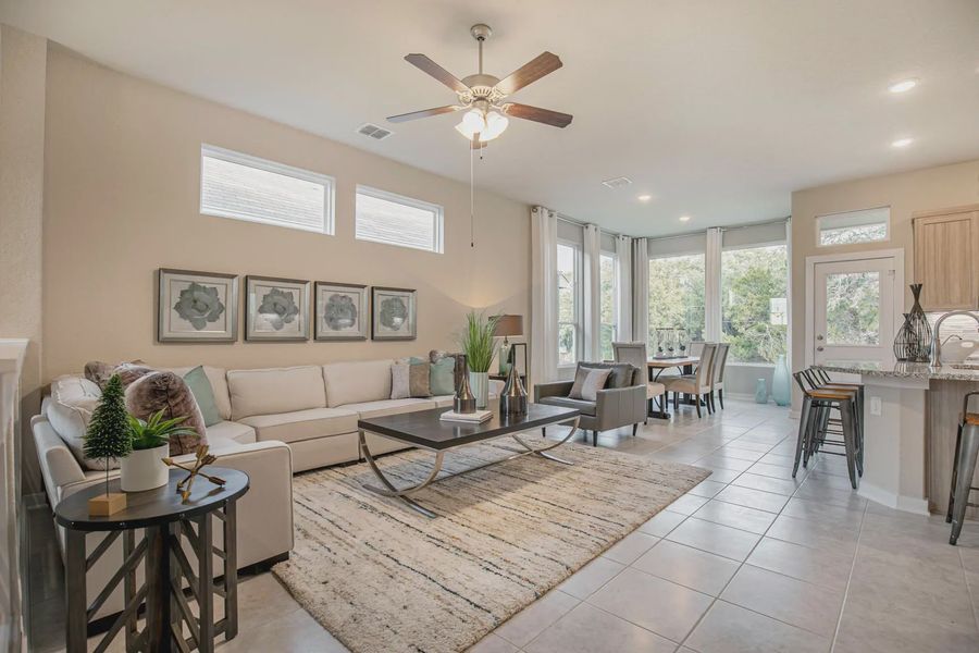 Representative furnished interior of a home built from the Apollo by Chesmar Homes in Rose Hill, Marion (Image 7).