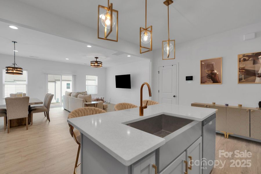 Furnished interior view inside a new home in , Charlotte (Image 15). Furnished interior view inside a new home in , Charlotte (Image 15).