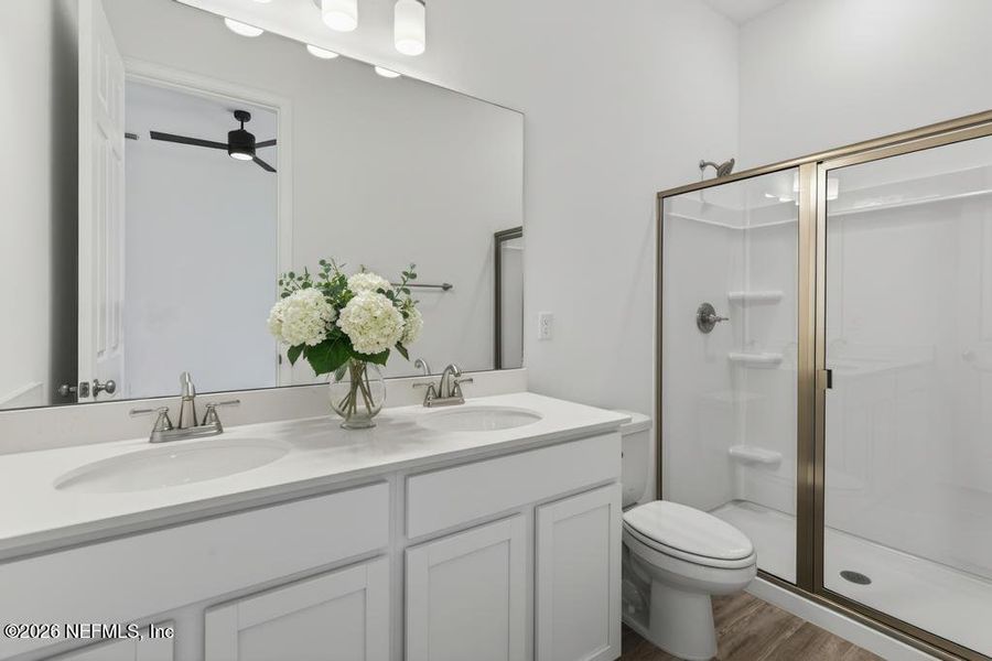 Furnished interior view inside a new home in , Jacksonville (Image 14).