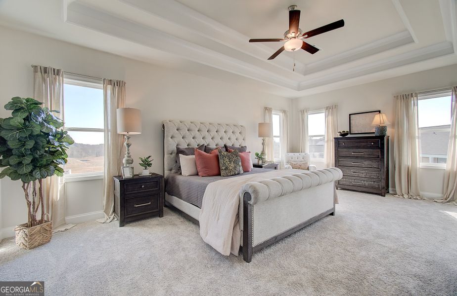 Furnished interior view inside a new home in Mallard’s Landing, Jefferson (Image 49).