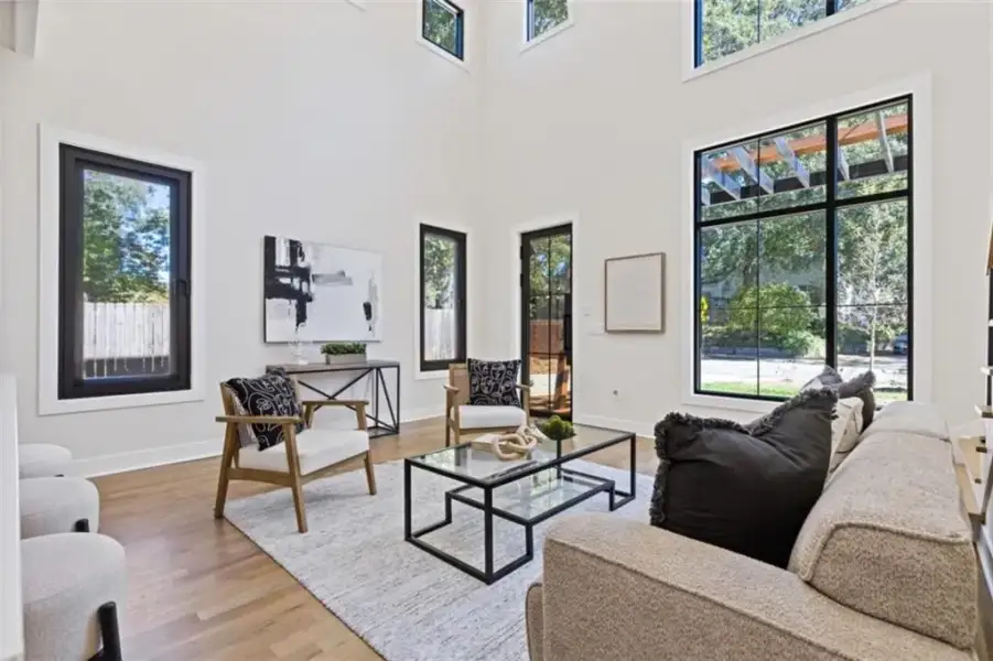 Furnished interior view inside a new home in , Atlanta (Image 13).