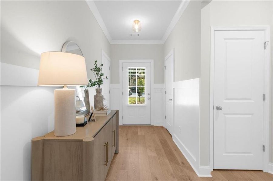 Furnished interior view inside a new home in , Flowery Branch (Image 34).