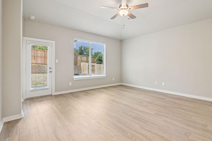 Spacious, unfurnished interior of a new home in Pine Lake Cove - Premier Series, Montgomery (Image 12). Spacious, unfurnished interior of a new home in Pine Lake Cove - Premier Series, Montgomery (Image 12).