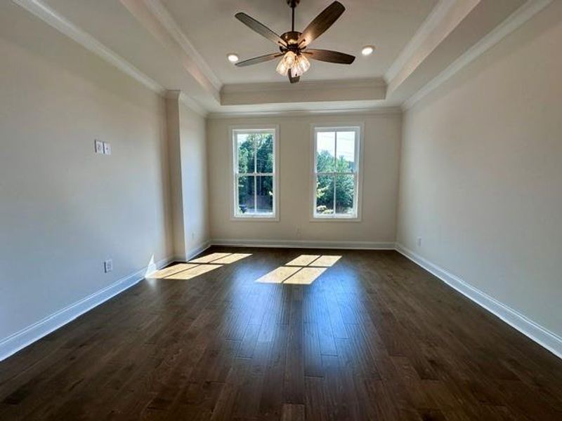 Spacious, unfurnished interior of a new home in Ward's Crossing Townhomes, Johns Creek (Image 13). Spacious, unfurnished interior of a new home in Ward's Crossing Townhomes, Johns Creek (Image 13).