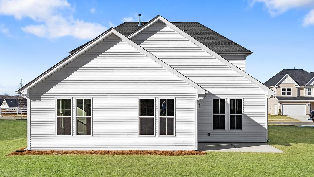Exterior details and patio area of a home in Fieldstone, Lexington (Image 3).