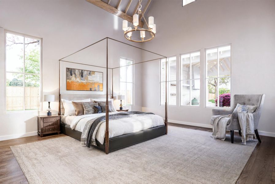 Furnished interior view inside a new home in , Mount Pleasant (Image 8).