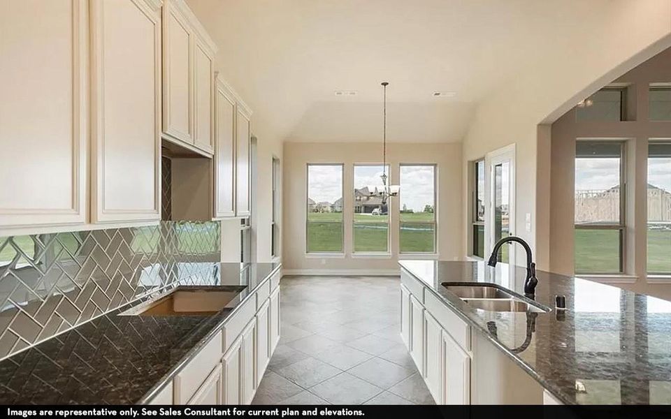 Furnished interior view inside a new home in Marvida, Cypress (Image 3).