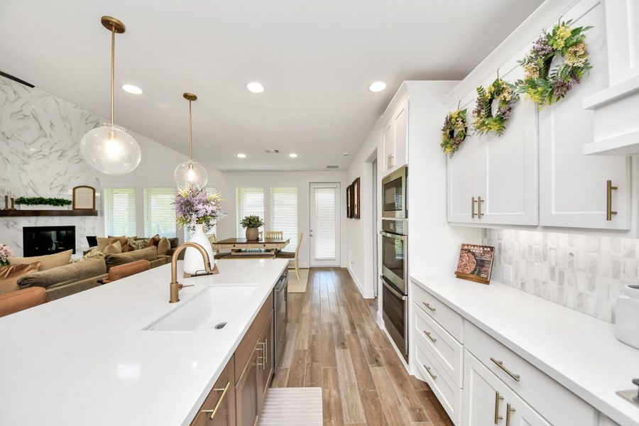 Furnished interior view inside a new home in Legacy Prairie at Katy Court, Katy (Image 41).