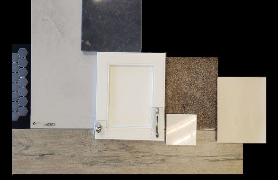 Sample of building materials used in homes in Del Webb at Rocking K, Tucson (Image 3). Sample of building materials used in homes in Del Webb at Rocking K, Tucson (Image 3).