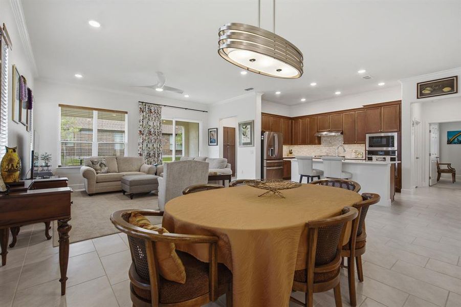 Furnished interior view inside a new home in , Denton (Image 6).
