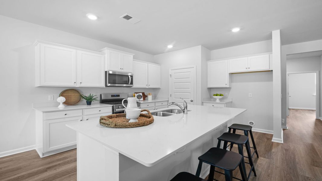 Furnished interior view inside a new home in Fernhill Farms, Statesboro (Image 15).