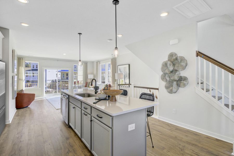 Furnished interior view inside a new home in , Johns Island (Image 33).