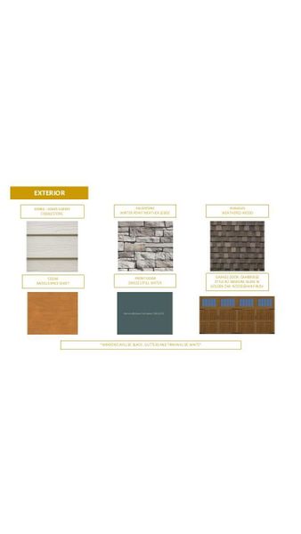 Sample of building materials used in homes in Cordera, Concord (Image 9).