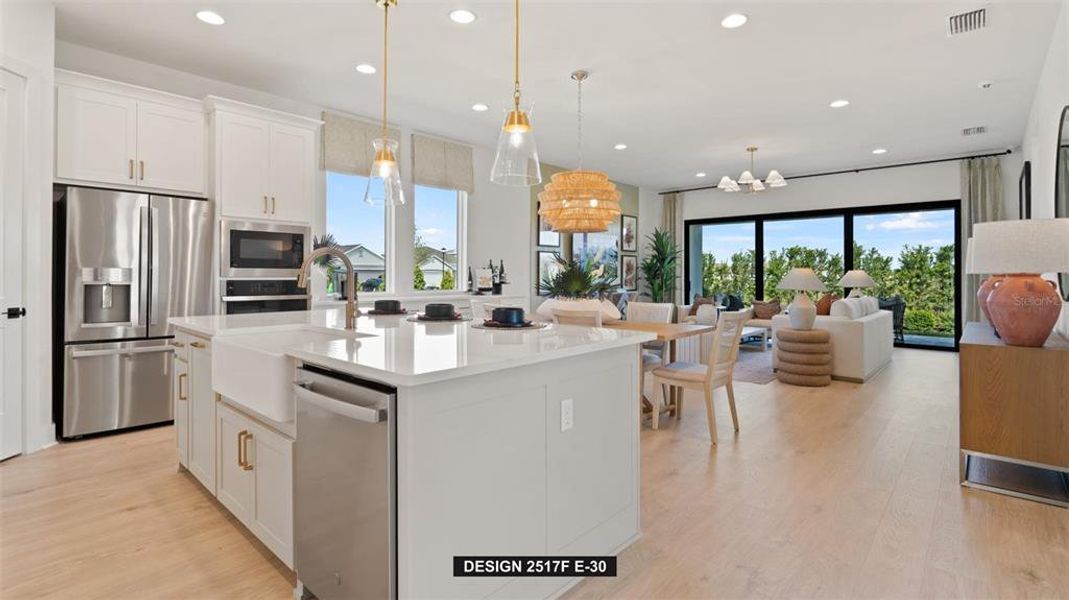 Furnished interior view inside a new home in Star Farms at Lakewood Ranch, Bradenton (Image 3).