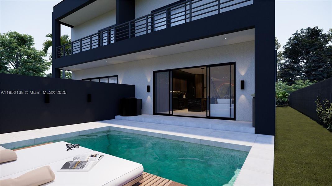 Front exterior of a new home in , Miami, FL, highlighting curb appeal (Image 22).