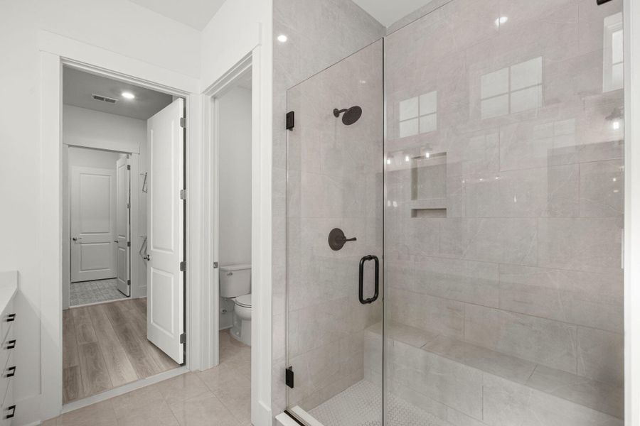 Furnished interior view inside a new home in Summerwind Crossing at Lakes of Cane Bay, Summerville (Image 32).