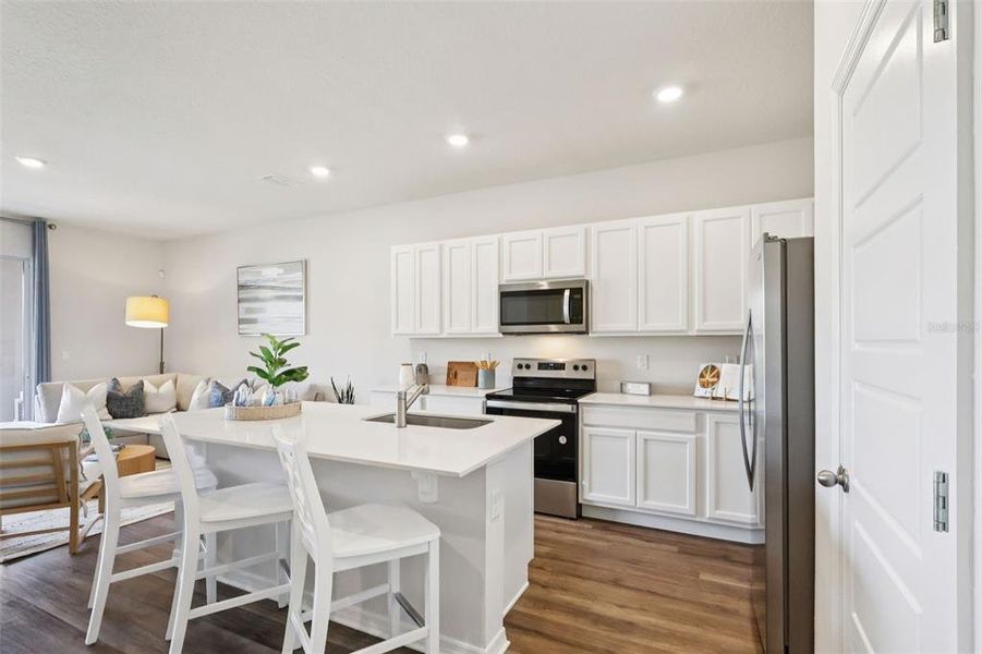 Furnished interior view inside a new home in , Davenport (Image 9).