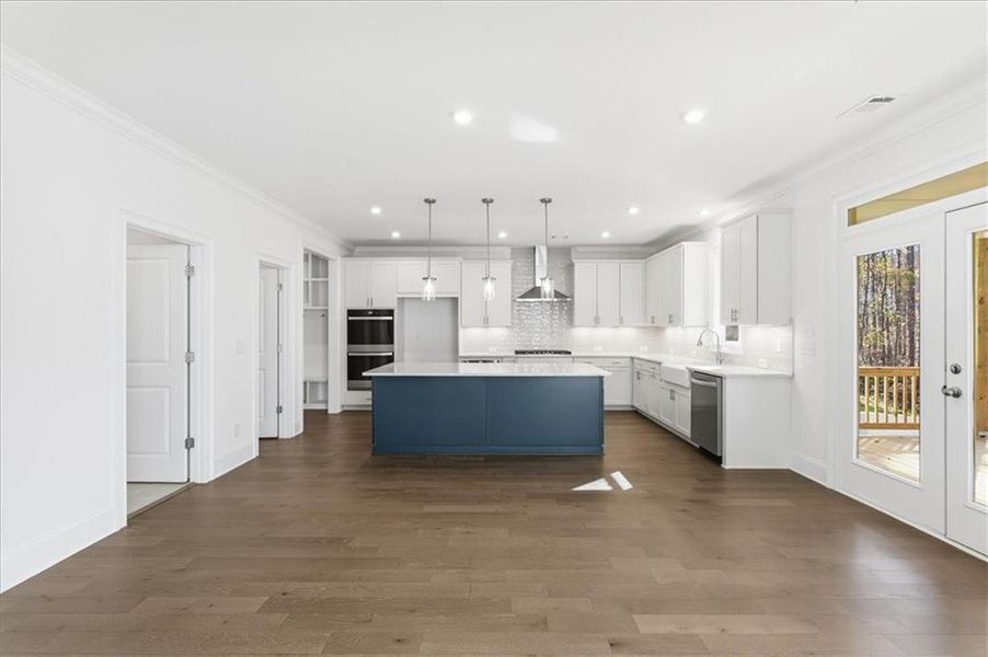 Furnished interior view inside a new home in Ford Landing, Acworth (Image 10).