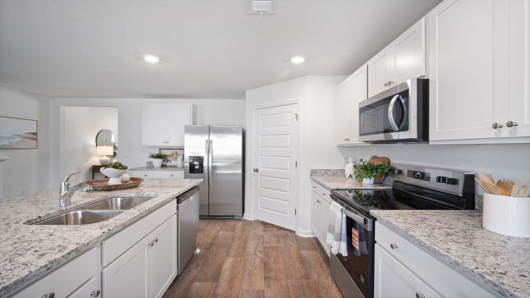 Furnished interior view inside a new home in Stockyard, Statesboro (Image 9).