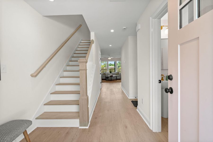 Furnished interior view inside a new home in , Charleston (Image 15).
