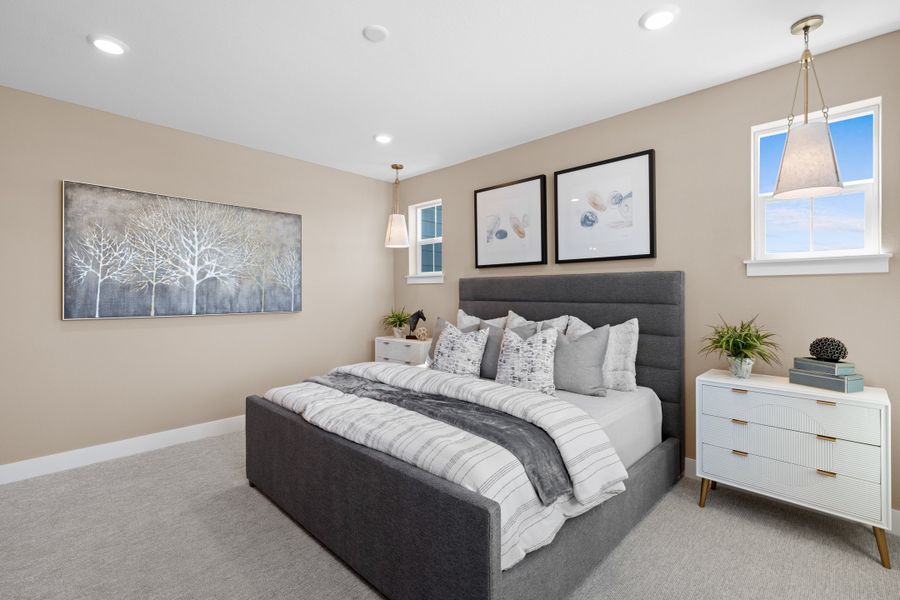 Furnished interior view inside a new home in Trumark Homes at Sterling Ranch, Littleton (Image 17).