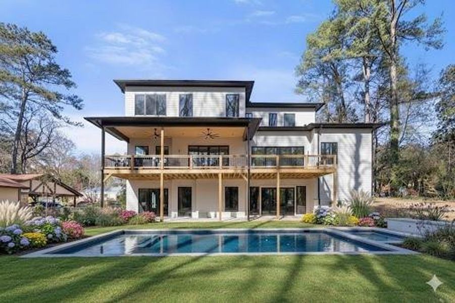 Exterior details and patio area of a home in , Sandy Springs (Image 33).
