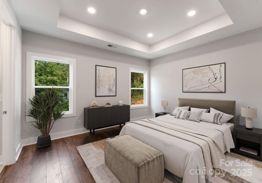 Furnished interior view inside a new home in , Weaverville (Image 13).