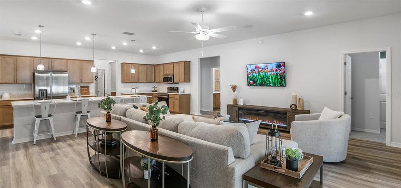 Furnished interior view inside a new home in Copperleaf, Ocala (Image 12).