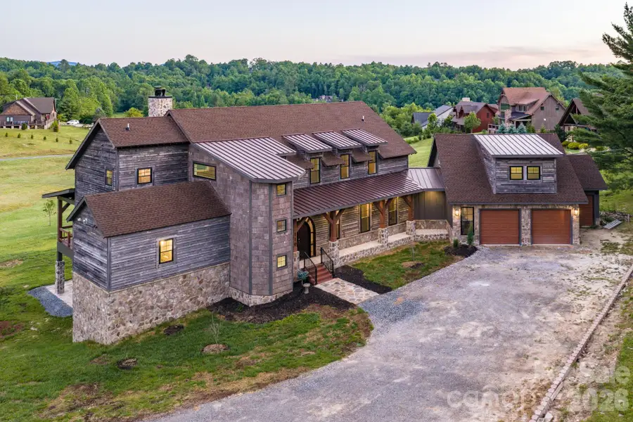 Front exterior of a new home in , Blowing Rock, NC, highlighting curb appeal (Image 1). Front exterior of a new home in , Blowing Rock, NC, highlighting curb appeal (Image 1).