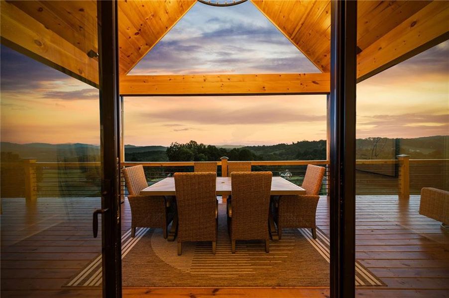 Exterior details and patio area of a home in , Morganton (Image 30).